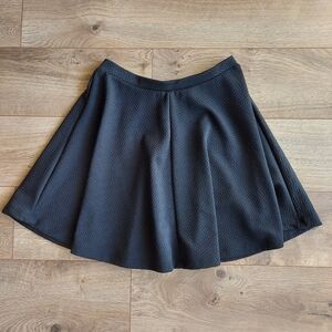 Black skater skirt